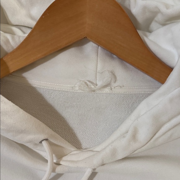 Celine White Hoodie with Black Logo (Men’s L) - Picture 10 of 10